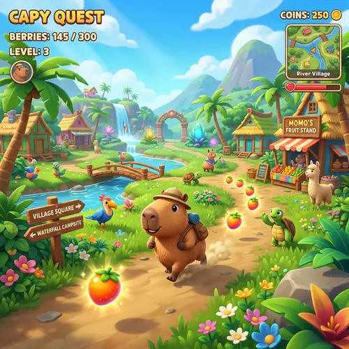 Capybara Game 3D: Adventure Awaits