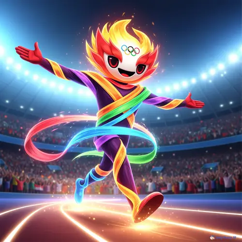 Olympiad Mascot: Symbol of Unity & Energy