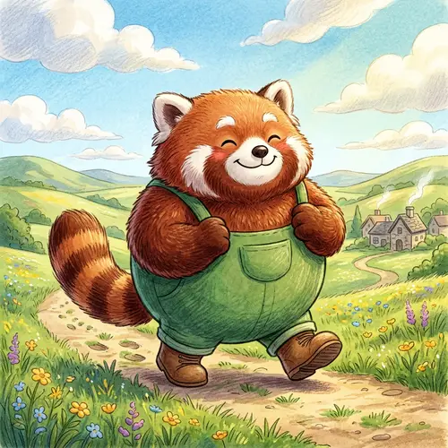 Lovable Oversized Furry Cartoon Character | Explore Joyfully