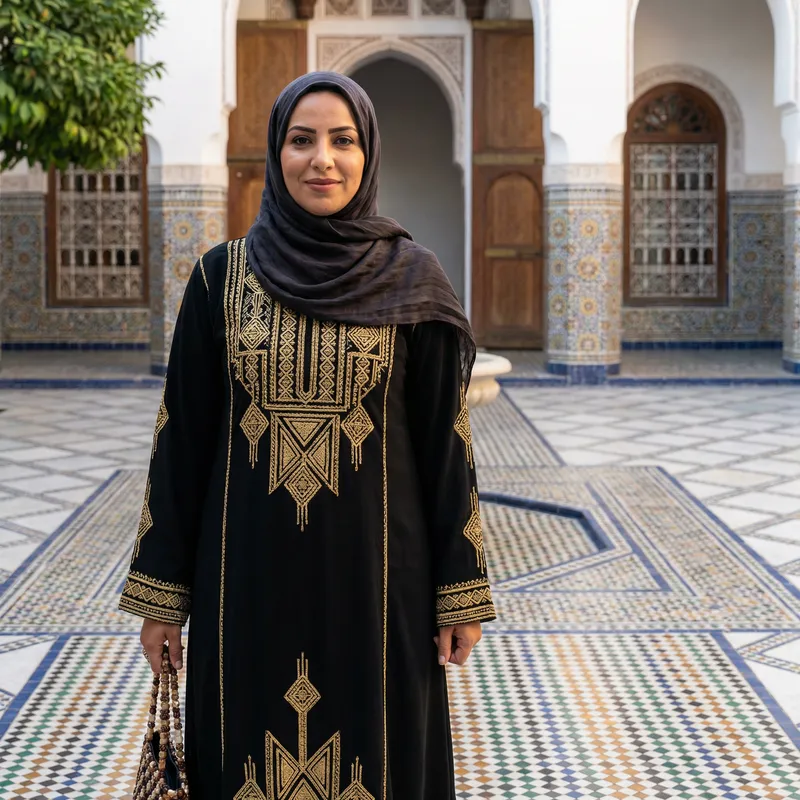Elegant Moroccan Abaya: Timeless Fashion Statement