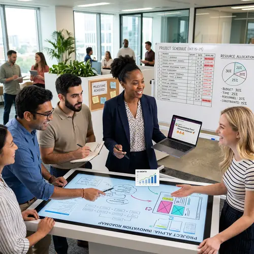 Multicultural Leadership Scene in a Modern Office | Diversity & Collaboration