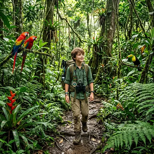 Amazon Jungle Expedition: 13-Year-Old Boy's Adventure