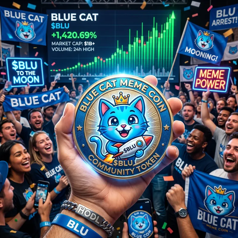 Blue Cat Meme Coin - Join the Fun