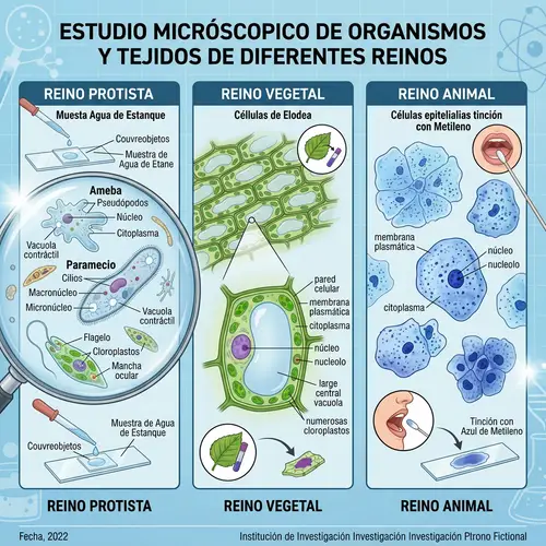 Microscopic Study of Protista, Plant, and Animal Samples