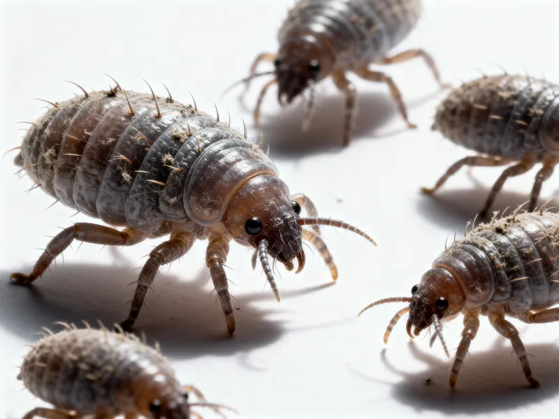 Hyper Realistic Dust Mites Close-Up Photography
