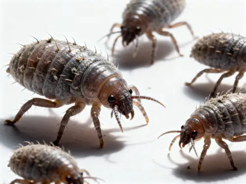 Hyper Realistic Dust Mites Close-Up Photography