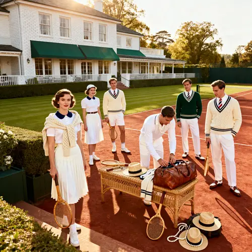 Old Money Aesthetic at Tennis Club