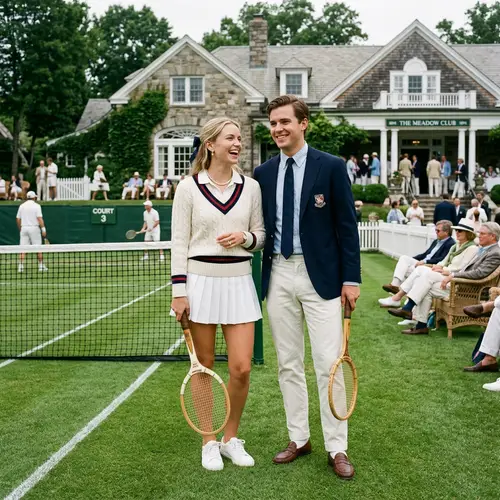 Old Money Aesthetic at Tennis Club