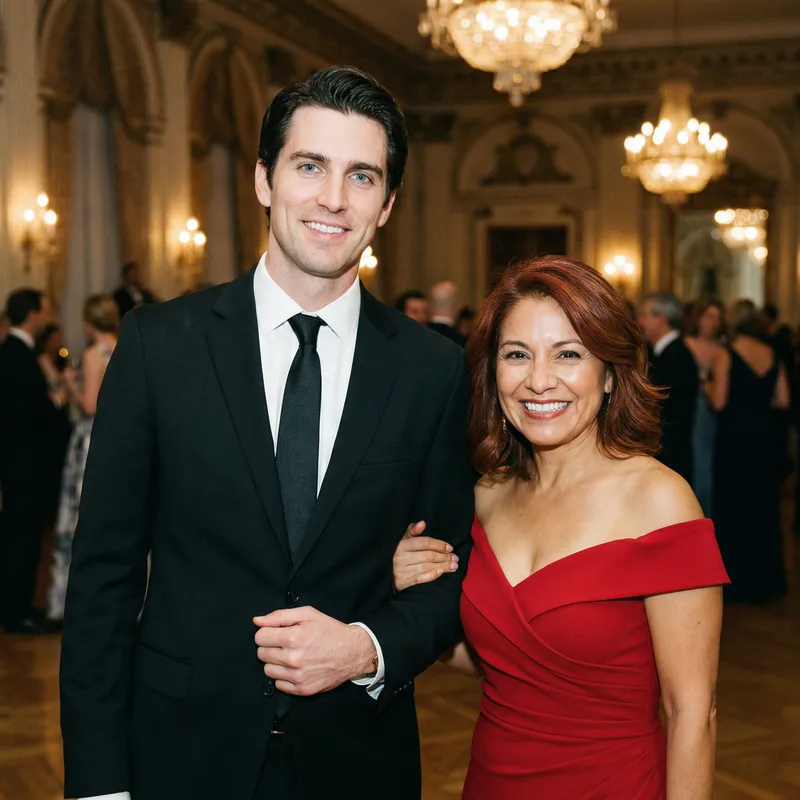 Richard Madden and Ana de Armas - Glamorous Duo in Formal Attire