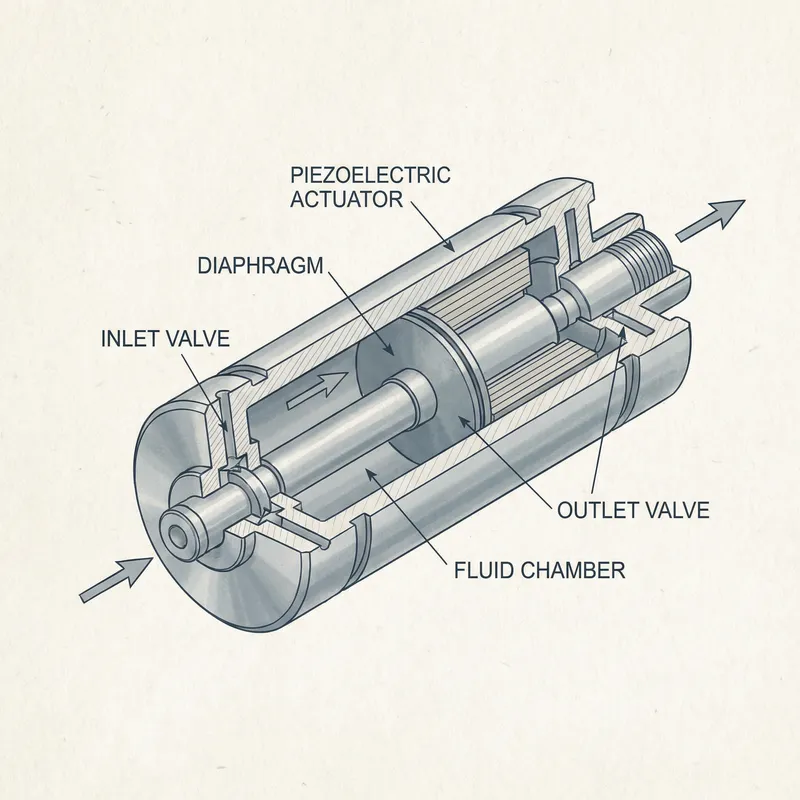 Piezoelectric Injection Pump in (SUBJECT) Style