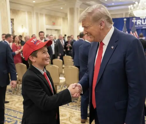 Shaking Hands with Donald Trump - A Unique Moment