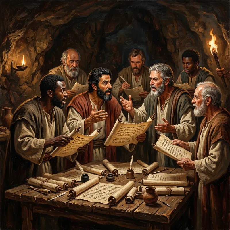 1st Century Christian Priests Animated Cave Discussion in 8K