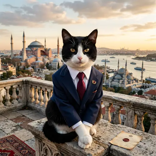 Turkish President Cat | Symbol of Power and Leadership
