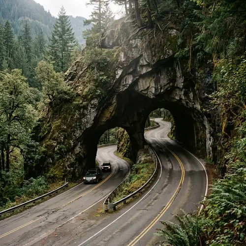 Two Roads Like a Tunnel: Journey Ahead