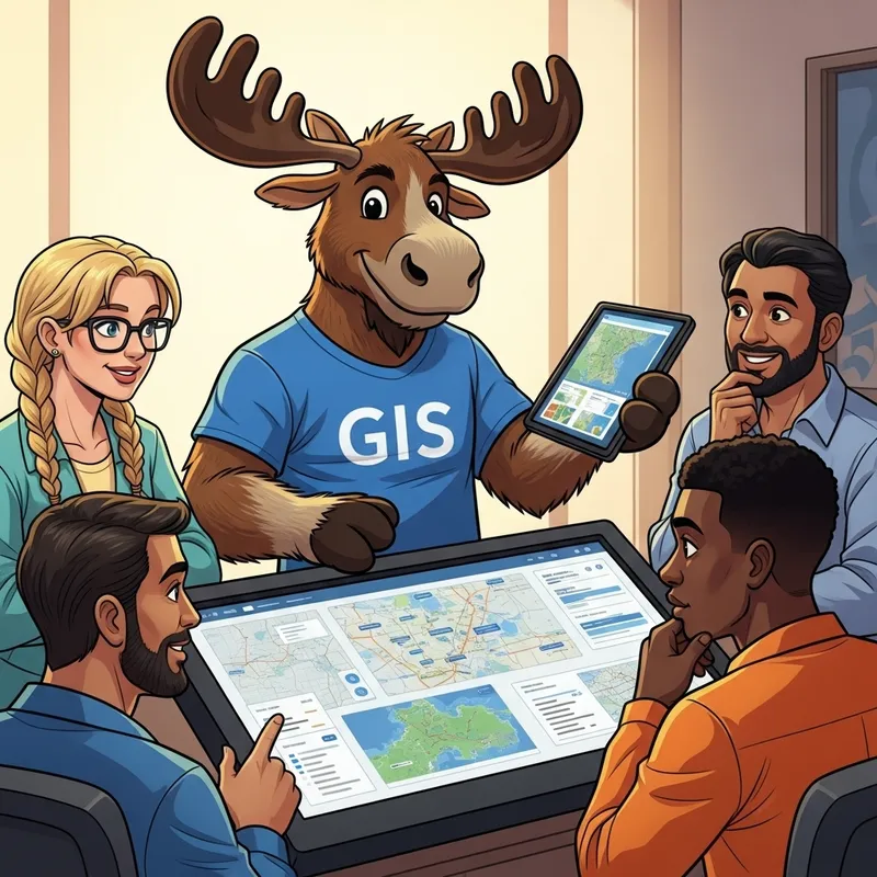 Topo Moose Mascot for GIS Team