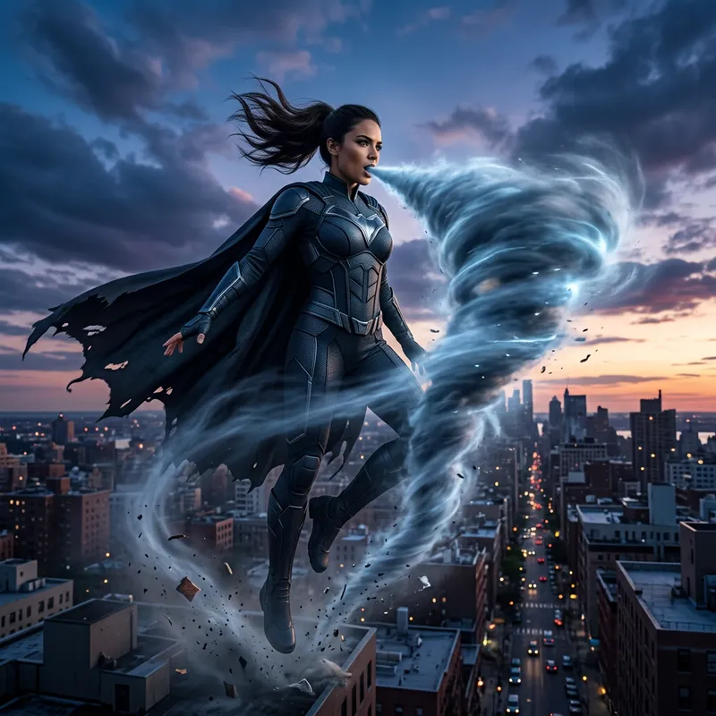 Dark Supergirl Unleashes Devastating Hurricane - Power in the Shadows Dark Supergirl Unleashes Devastating Hurricane - Power in the Shadows