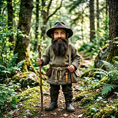 Charming Young GNOME Character Design
