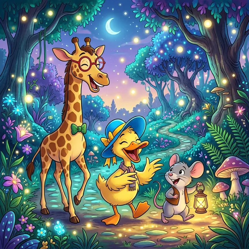 Magical Forest Cartoon Video - Fun Animated Scene