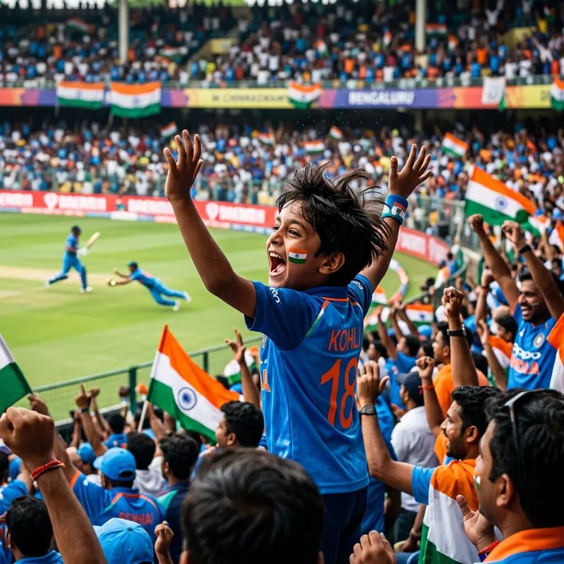 Dynamic IPL Cricket Match: High-Speed Action in Vibrant Colors