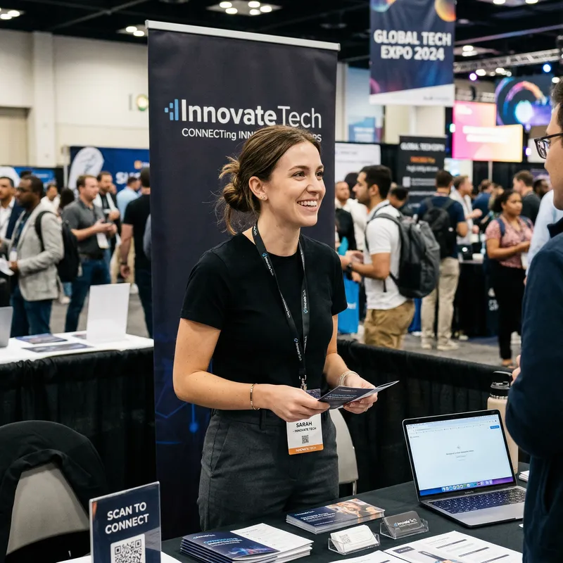 Minimalist Booth Photo at Event