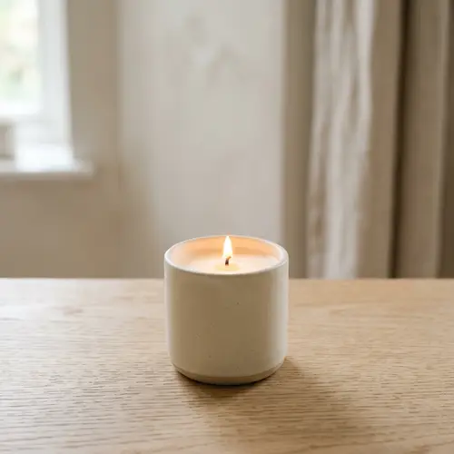 Minimalist Soy Wax Candle for Tranquil Ambiance