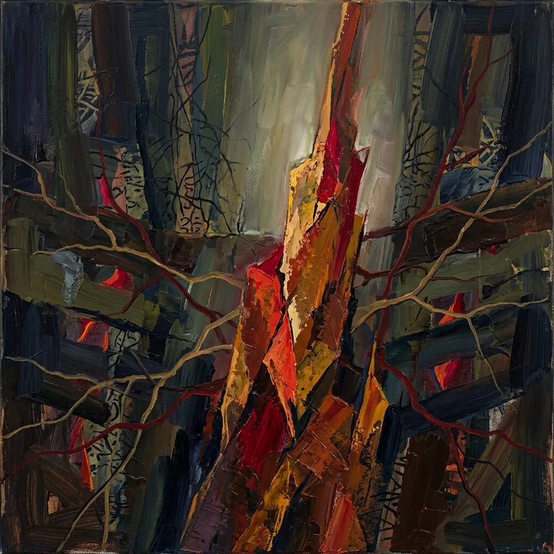 Atavisme Abstract Art - Hereditary Characteristics Representation