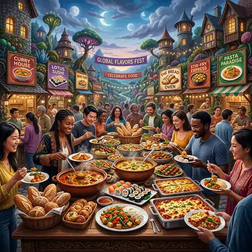 Unique Surreal Landscape Without Nachos - Intriguing Details