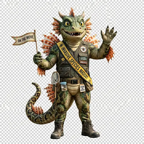 Real Mascot for Invasive Species Awareness