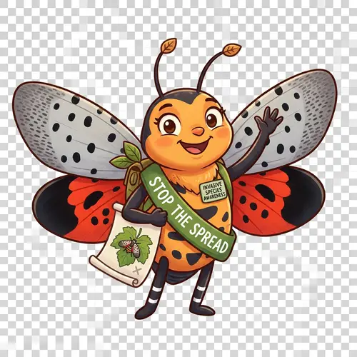 Friendly Mascot for Invasive Species Awareness