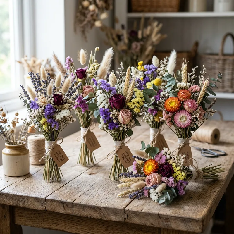 Mini Dried Flower Bouquets - Order Online