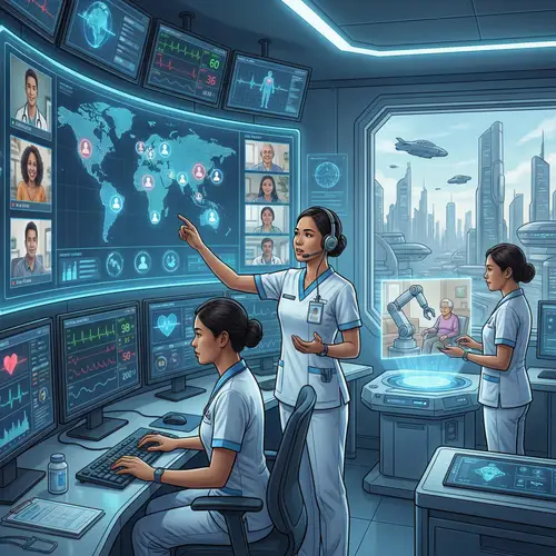 Filipino Nurses Telemedicine: Remote Patient Monitoring & Robotic Caregivers