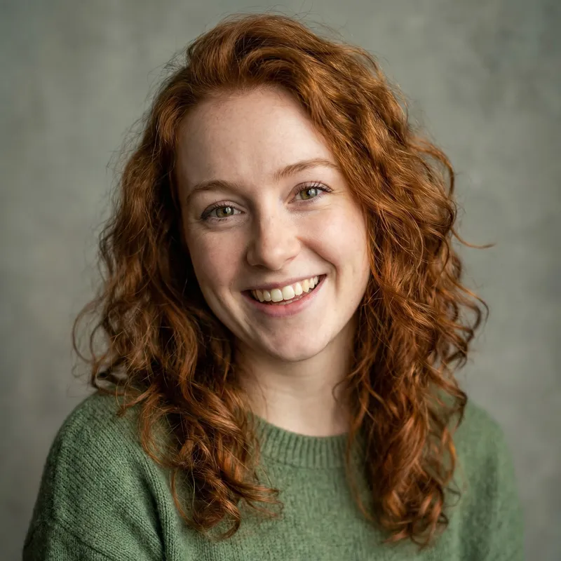 Young Woman with Stunning Red Hair | Realistic Portrait Young Woman with Stunning Red Hair | Realistic Portrait