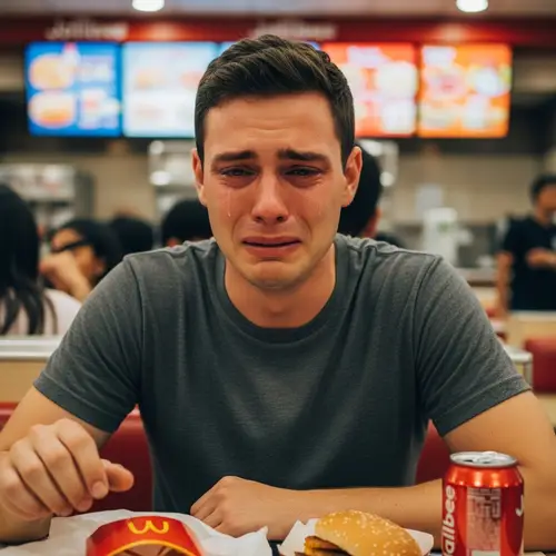 27-Year-Old Man Crying at Jollibee
