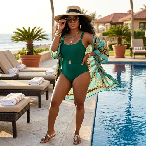 Diva in a Swimsuit - Stunning Beach Fashion