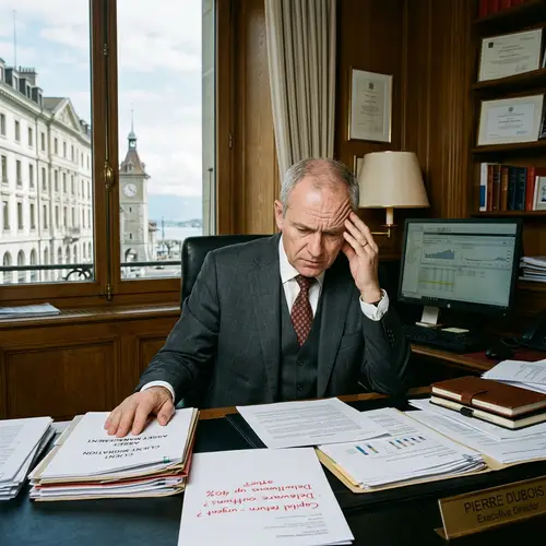Geneva Banker Struggles with Financial Turmoil | Business Crisis
