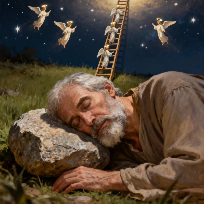 Jacob's Dream: The Heavenly Ladder Vision Jacob's Dream: The Heavenly Ladder Vision