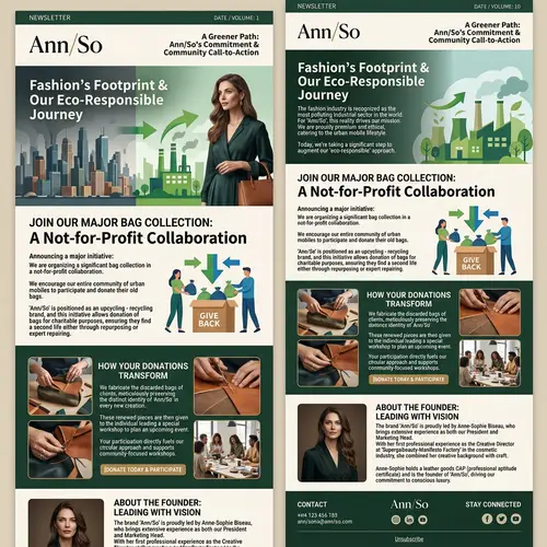 Ann/So Premium Ethical Leather Goods - Eco-Friendly Upcycling Brand