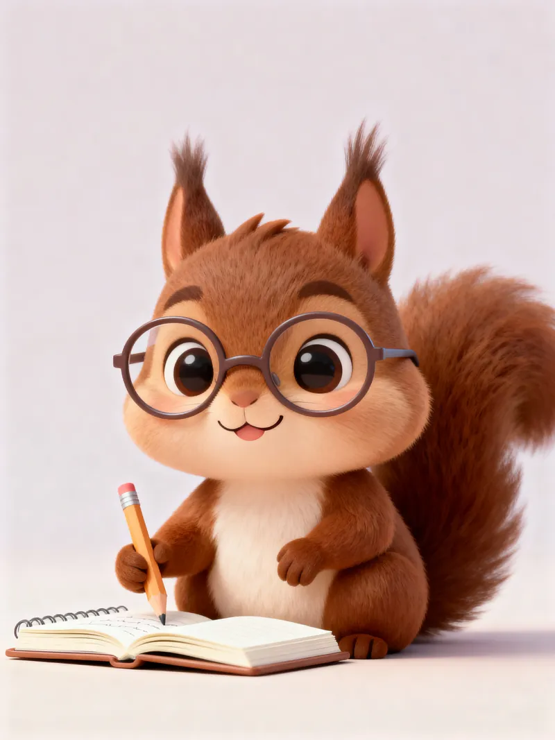 Cute Squirrel Mascot for Your Mobile App