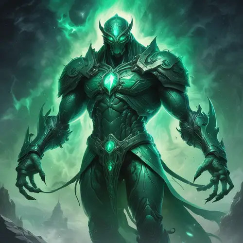 Ethereal Cosmic Warrior: Unleash the Dark Power