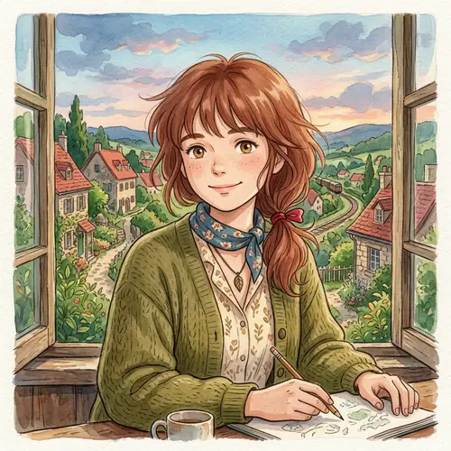 Beautiful Anime Portraits in Ghibli Style