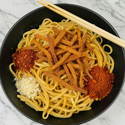 Turkey Noodle Sauce and Spicy Snacks