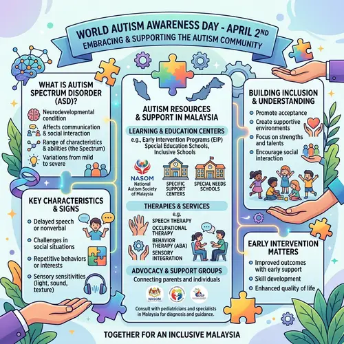 World Autism Awareness Day: Key Facts & Resources in Malaysia