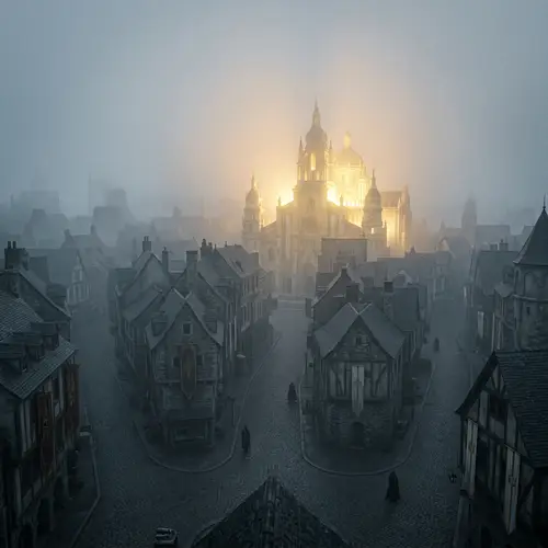 Santal: Captured Cityscape Masked in Fog | Kingdom of Light Forces