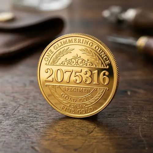 Shiny Gold Coin - Discover Unique Collection