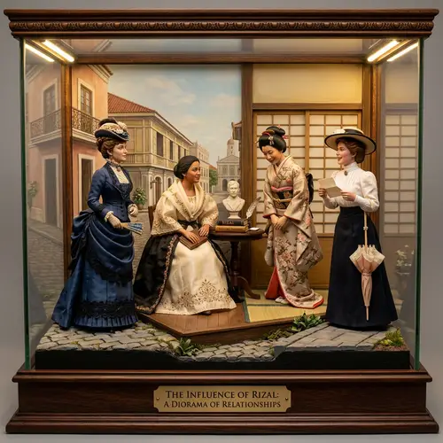 Rizal's Girlfriends Diorama: Multicultural Representation