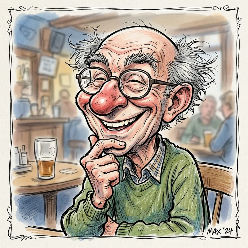 Playful Caricatures: Humorous Comic Portraits