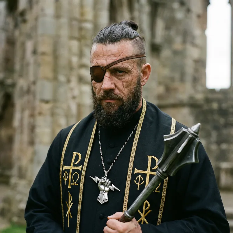 Dark Cleric Character Art from Dungeons & Dragons