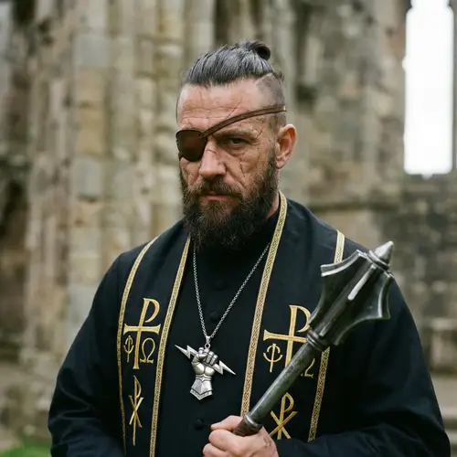 Dark Cleric Character Art from Dungeons & Dragons