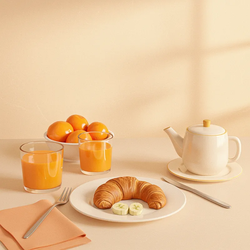 Simple Breakfast Background Image