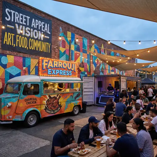 FARROUJI Express: Premium Fried Chicken QSR Design